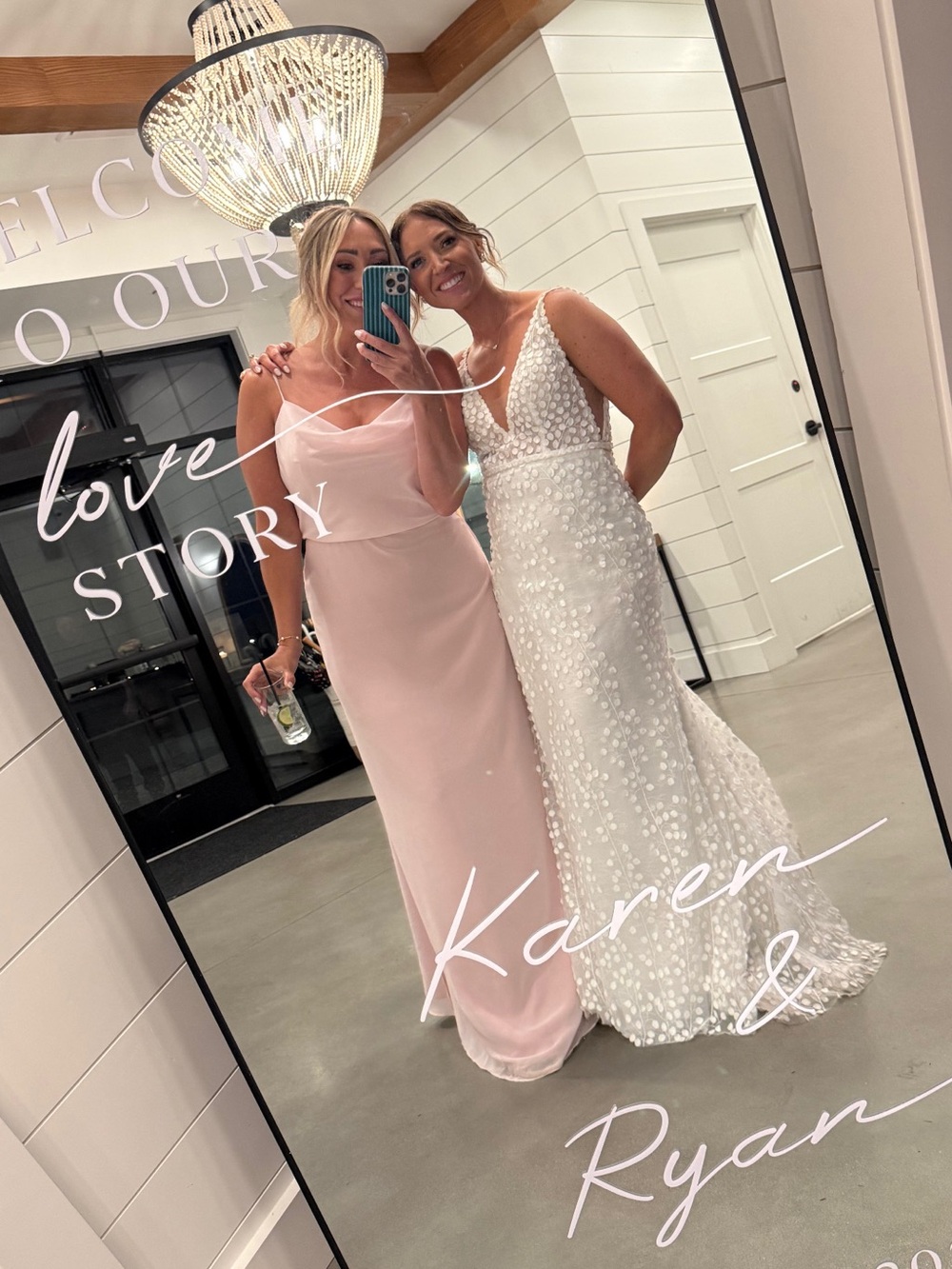 Revelry Blush Bridesmaid Skye dress